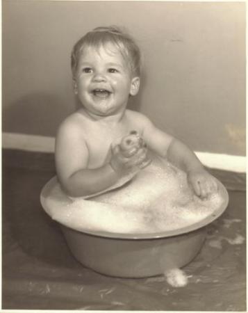 Jim in the Tub 1954